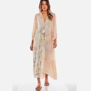 Young Fabulous & Broke Dawn Dress in Buttercup Picnic Wash